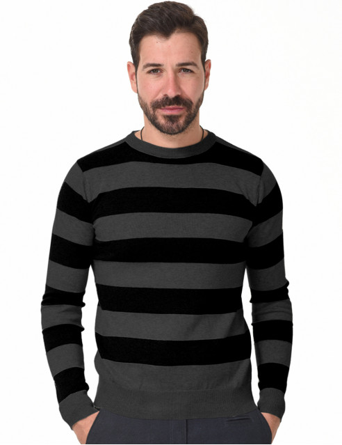 Smart fashion ανδρική πλεχτή μπλούζα