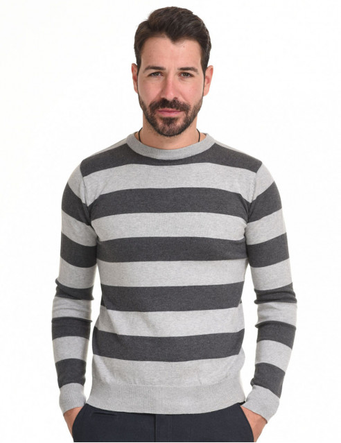 Smart fashion ανδρική πλεχτή μπλούζα