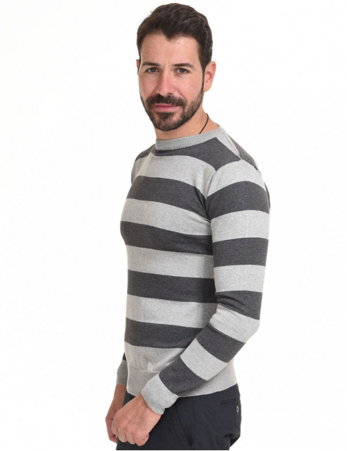 Smart fashion ανδρική πλεχτή μπλούζα