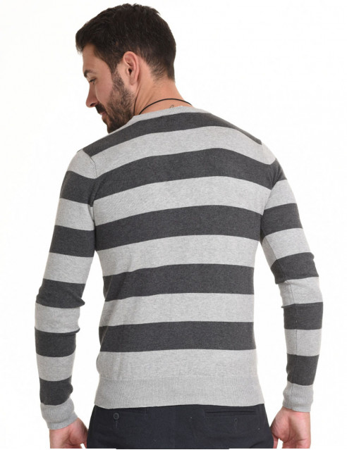Smart fashion ανδρική πλεχτή μπλούζα