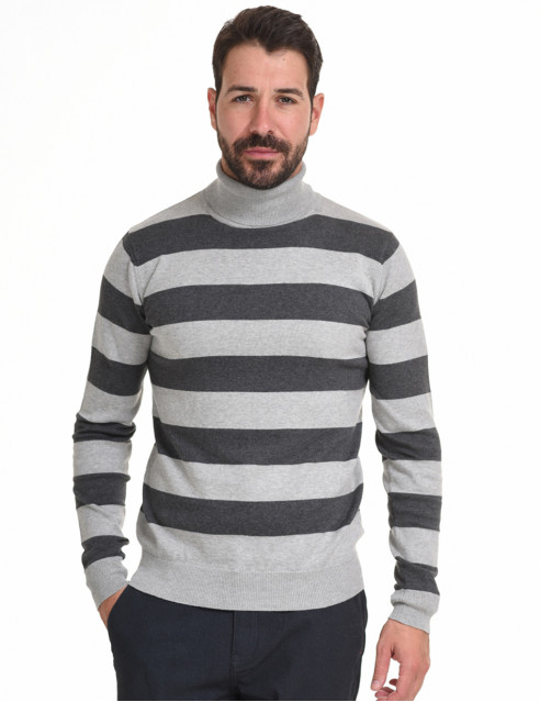 Smart fashion ανδρική πλεχτή  μπλούζα