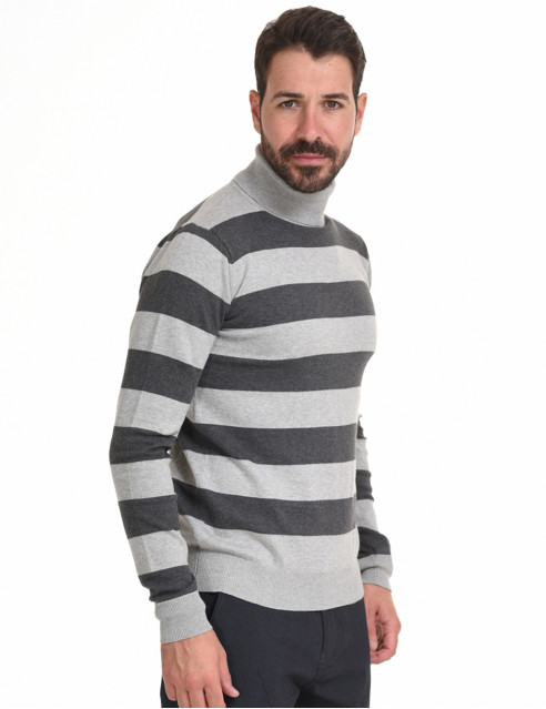 Smart fashion ανδρική πλεχτή  μπλούζα