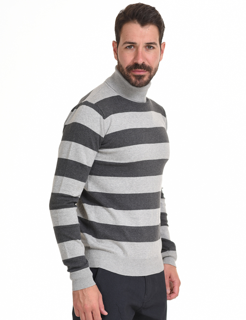 Smart fashion ανδρική πλεχτή μπλούζα