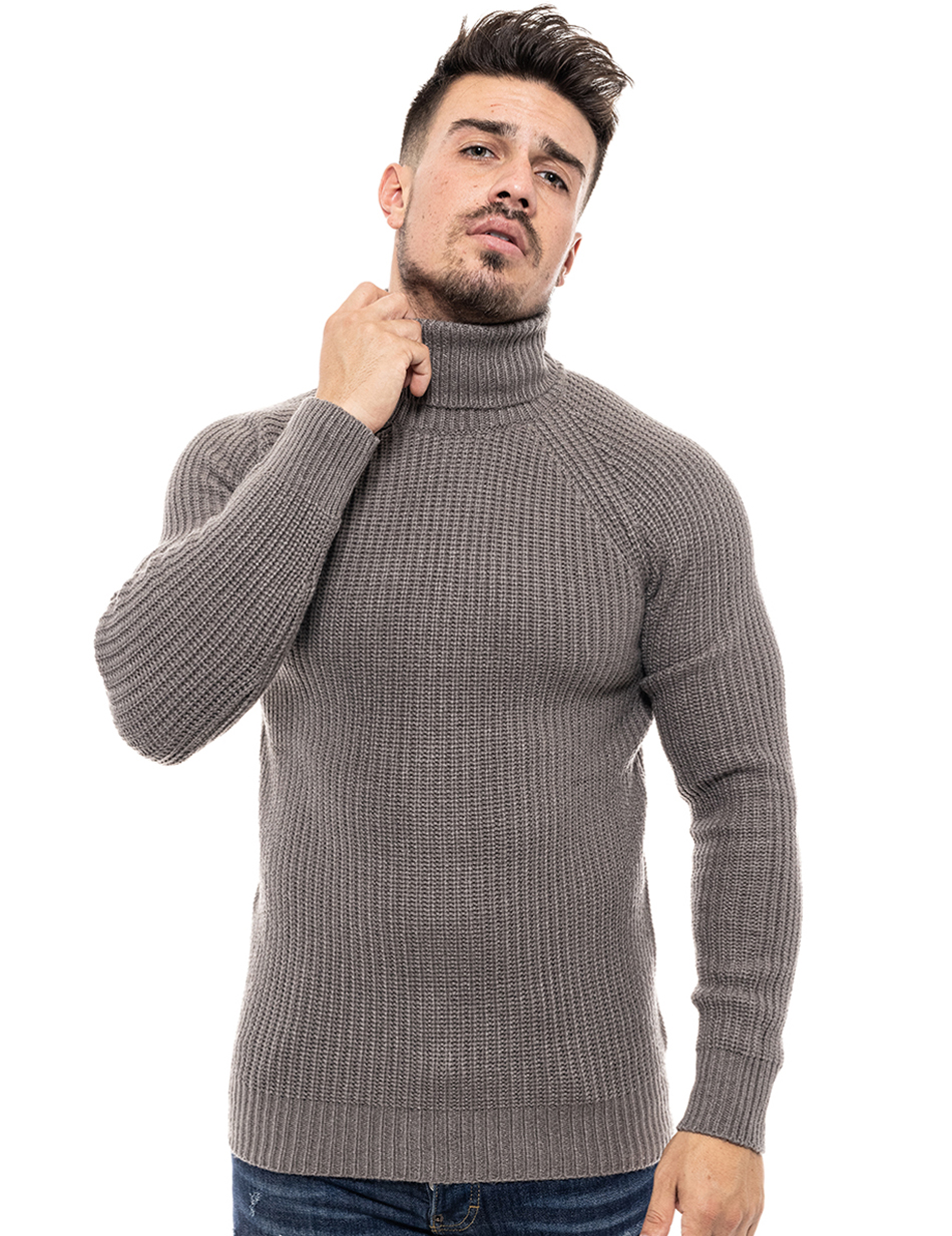 Smart fashion ανδρική πλεχτή μπλούζα