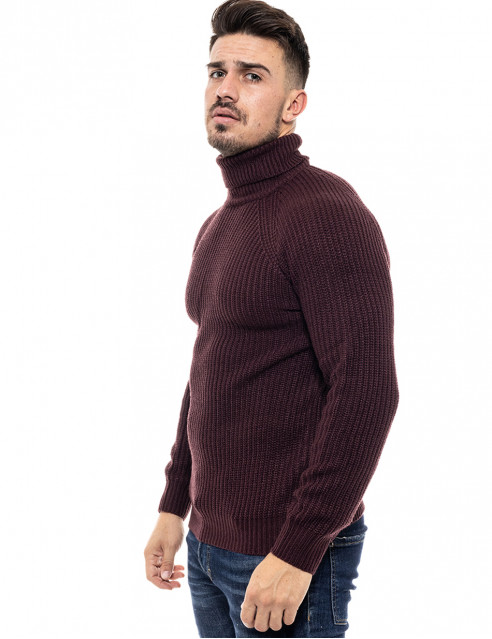 Smart fashion ανδρική πλεχτή μπλούζα