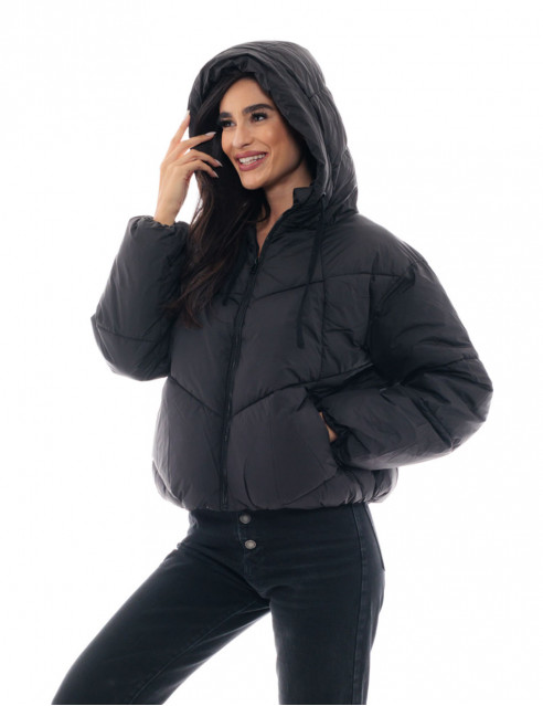 Biston fashion γυναικείο κοντό μπουφάν