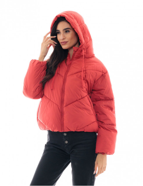 Biston fashion γυναικείο κοντό μπουφάν