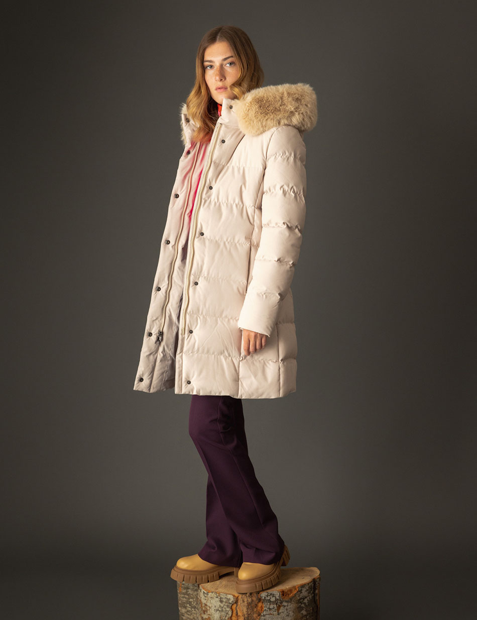 Biston fashion γυναικείο μακρύ μπουφάν