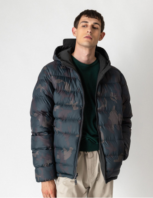 Splendid fashion ανδρικό κοντό μπουφάν διπλής όψεως