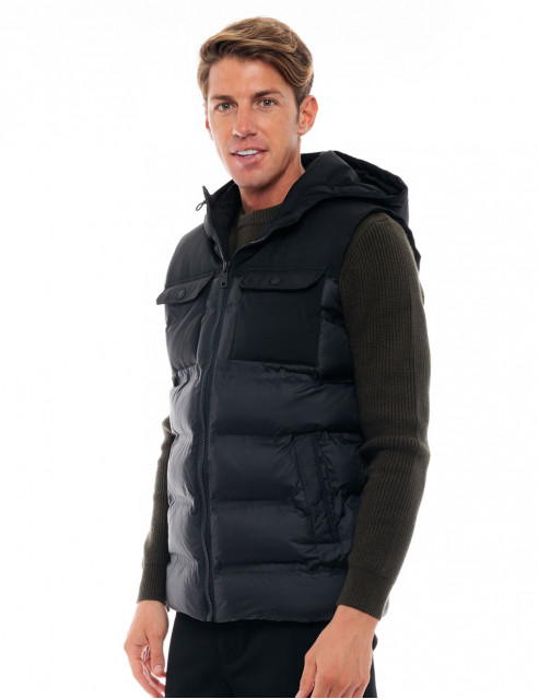 Biston fashion ανδρικό κοντό αμάνικο μπουφάν