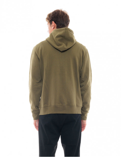 Biston fashion ανδρική φούτερ ζακέτα με τύπωμα και κουκούλα