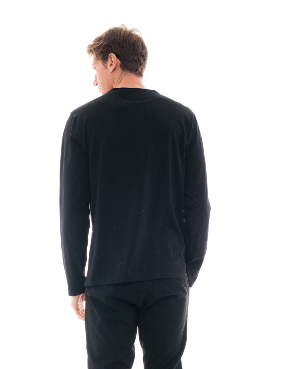 Smart fashion ανδρική μπλούζα με μακρύ μανίκι και τύπωμα