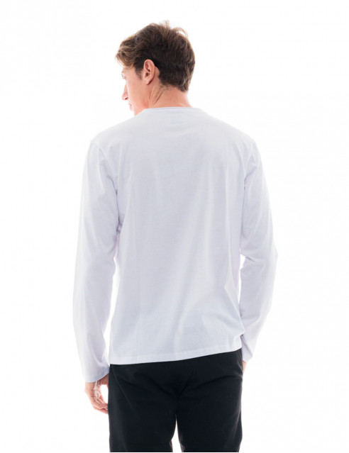 Smart fashion ανδρική μπλούζα με μακρύ μανίκι και τύπωμα