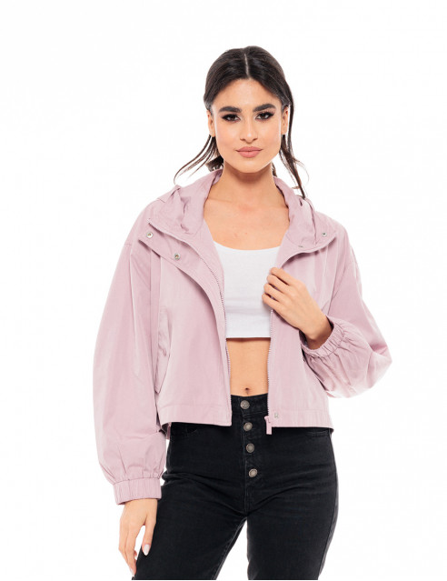 Biston fashion γυναικείο πανωφόρι με κουκούλα