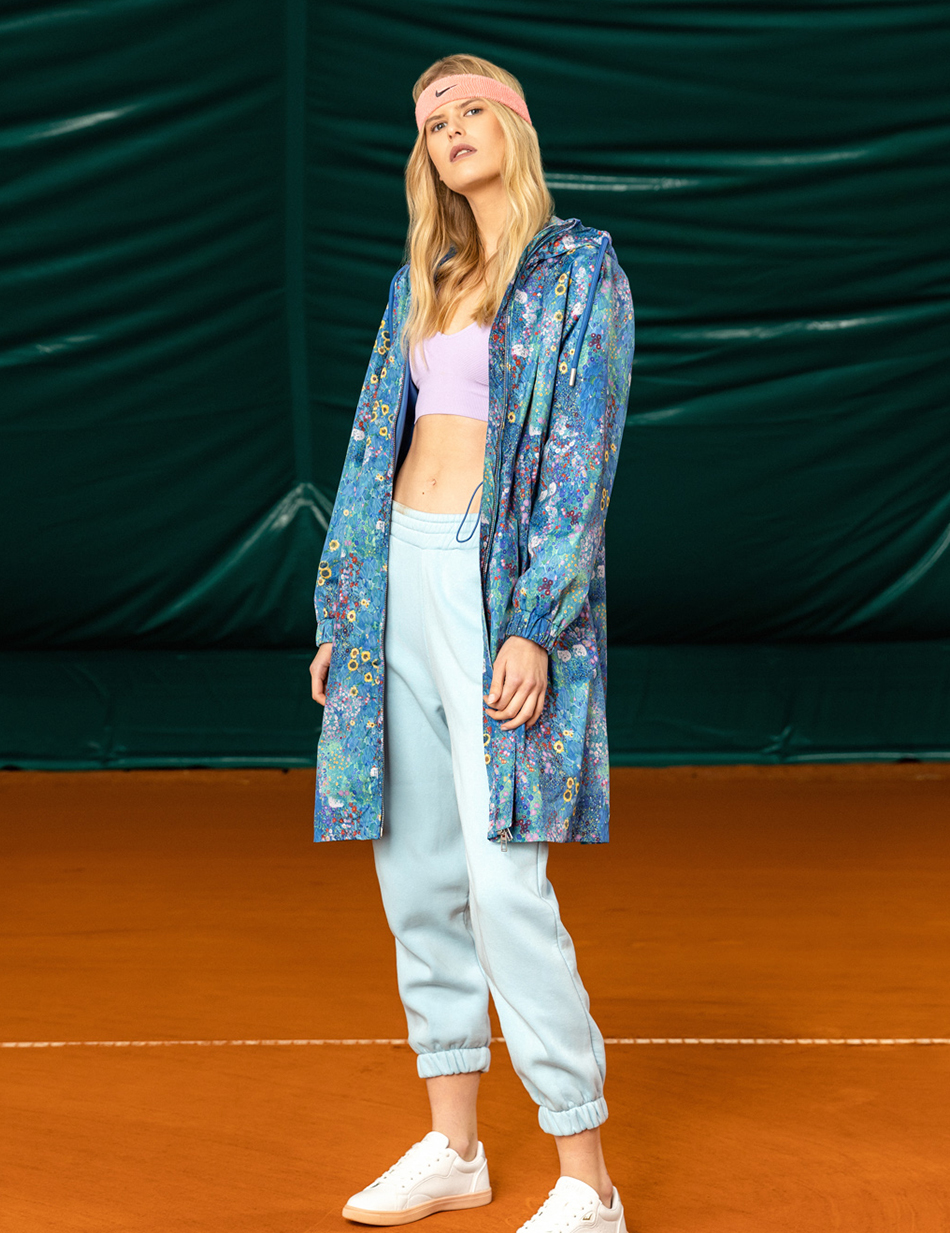 Biston fashion γυναικείο πανωφόρι με κουκούλα