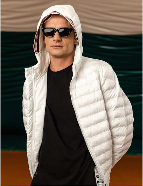 Biston fashion ανδρικό μπουφάν με κουκούλα