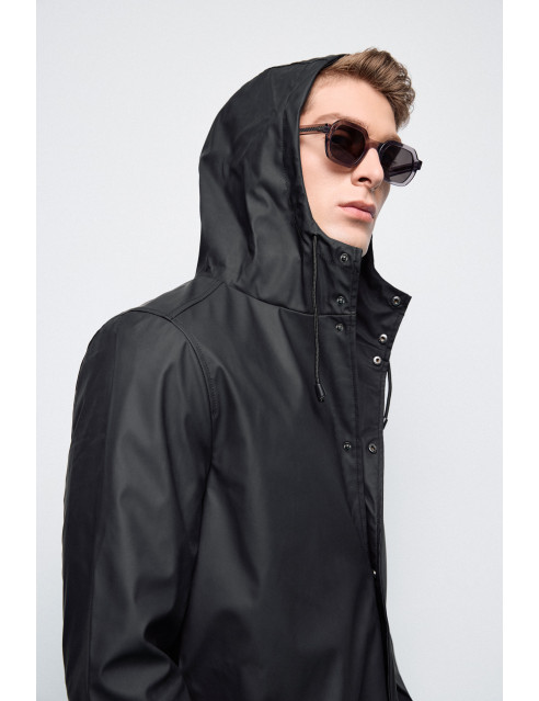 Splendid fashion ανδρικό πανωφόρι με κουκούλα
