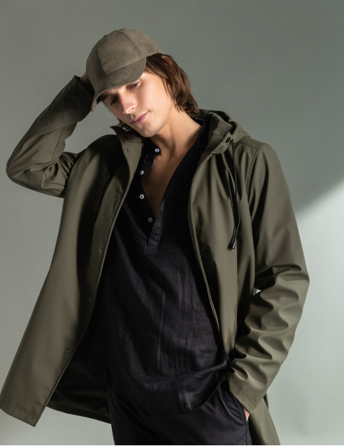 Splendid fashion ανδρικό πανωφόρι με κουκούλα