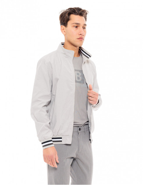 Biston fashion ανδρικό πανωφόρι με γιακά