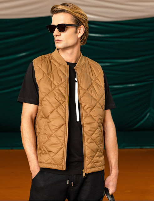 Biston fashion ανδρικό αμάνικο με γιακά