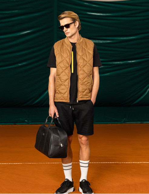 Biston fashion ανδρικό αμάνικο με γιακά