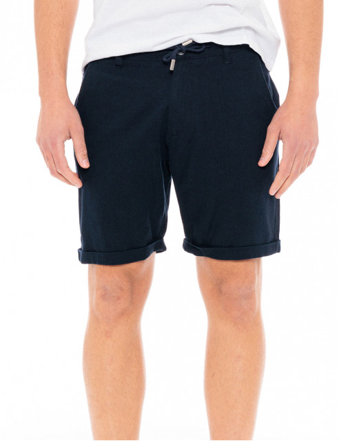 Biston fashion ανδρική λινή chinos βερμούδα