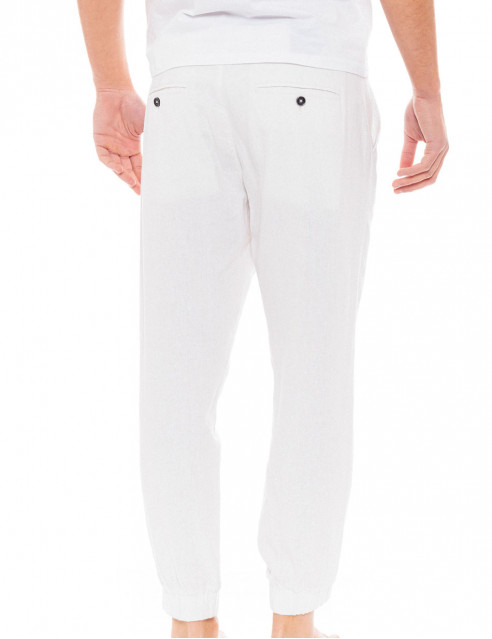 Biston fashion ανδρικό λινό chinos παντελόνι