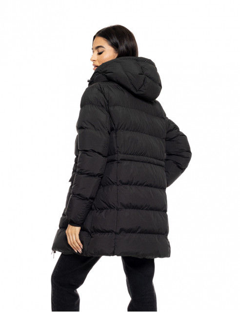 Splendid fashion γυναικείο demi μπουφάν με ενσωματωμένη κουκούλα