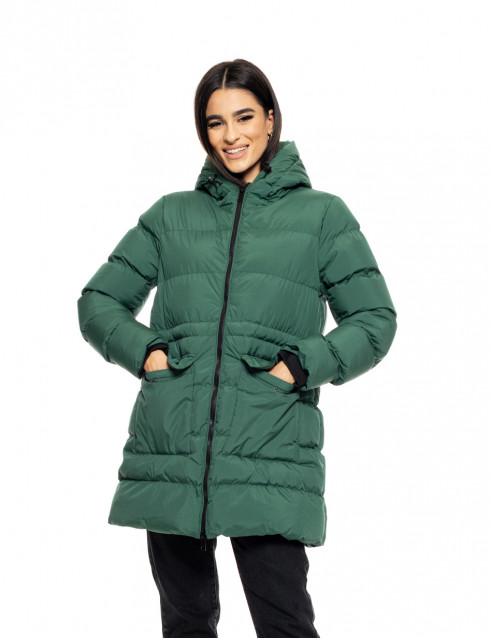 Splendid fashion γυναικείο demi μπουφάν με ενσωματωμένη κουκούλα