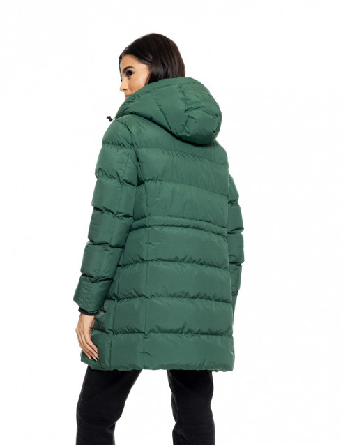 Splendid fashion γυναικείο demi μπουφάν με ενσωματωμένη κουκούλα