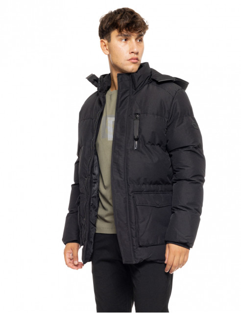 Splendid fashion ανδρικό demi μπουφάν με ενσωματωμένη κουκούλα