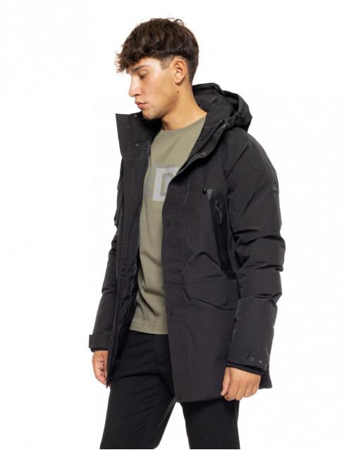 Splendid fashion ανδρικό demi μπουφάν με ενσωματωμένη κουκούλα