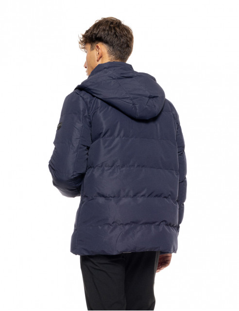 Biston fashion ανδρικό κοντό μπουφάν με αποσπώμενη κουκούλα