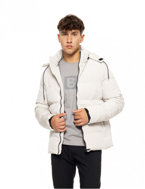 Biston fashion ανδρικό κοντό μπουφάν με αποσπώμενη κουκούλα