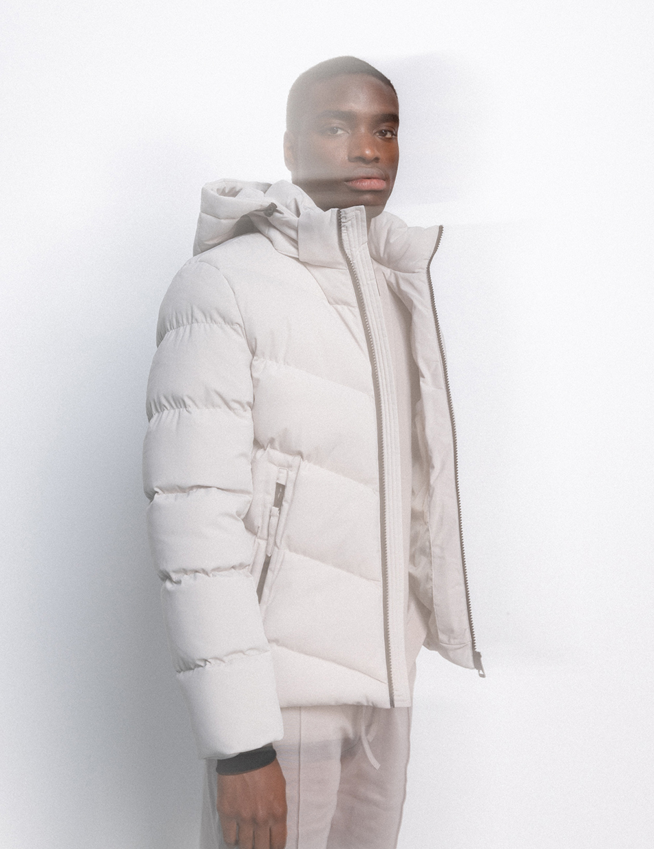 Splendid fashion ανδρικό κοντό μπουφάν με αποσπώμενη κουκούλα