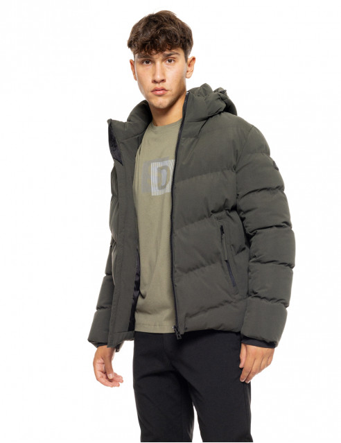 Splendid fashion ανδρικό κοντό μπουφάν με αποσπώμενη κουκούλα