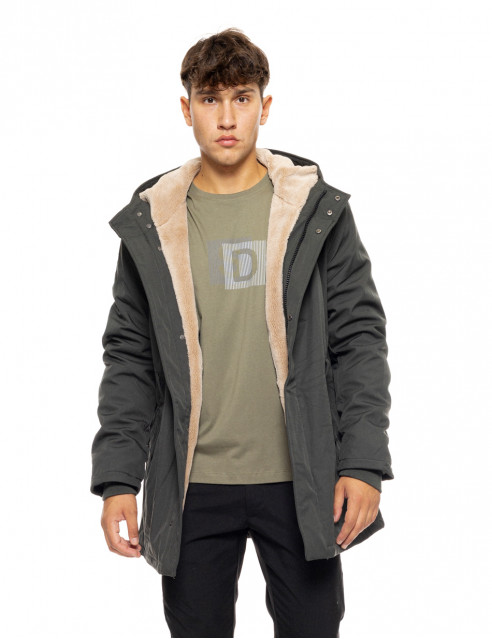 Splendid fashion ανδρικό demi μπουφάν με ενσωματωμένη κουκούλα