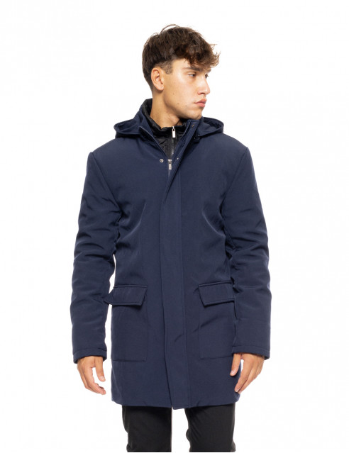 Biston fashion ανδρικό demi μπουφάν με αποσπώμενη κουκούλα