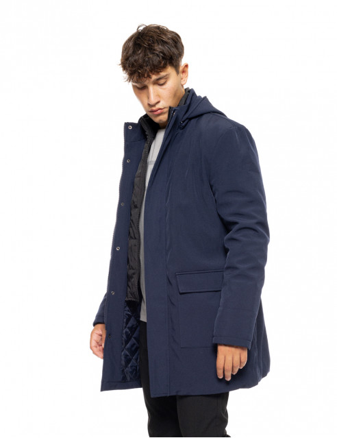 Biston fashion ανδρικό demi μπουφάν με αποσπώμενη κουκούλα
