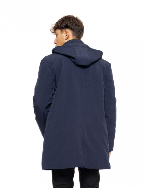 Biston fashion ανδρικό demi μπουφάν με αποσπώμενη κουκούλα