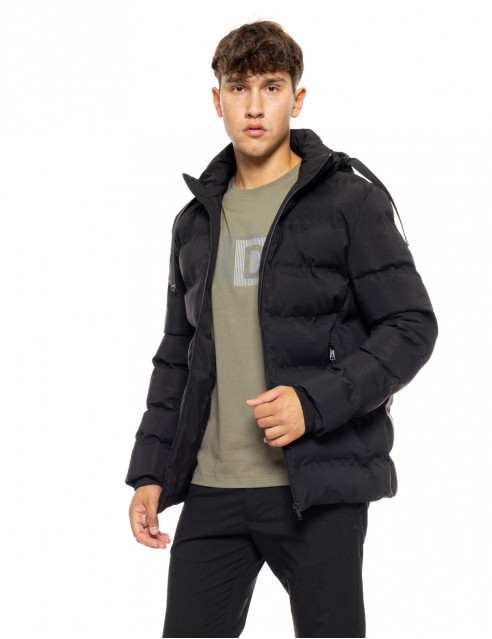 Splendid fashion ανδρικό κοντό μπουφάν με αποσπώμενη κουκούλα