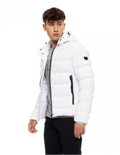 Biston fashion ανδρικό κοντό μπουφάν με αποσπώμενη κουκούλα
