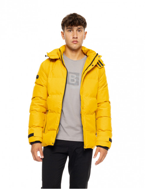 Biston fashion ανδρικό κοντό μπουφάν με αποσπώμενη κουκούλα