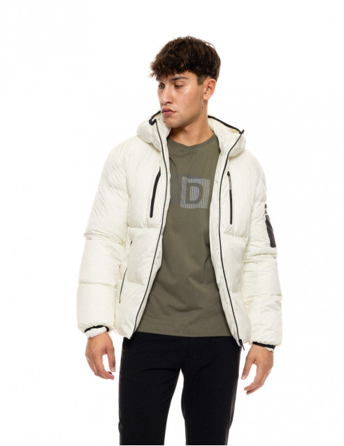 Splendid fashion ανδρικό κοντό μπουφάν με ενσωματωμένη κουκούλα