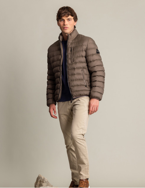 Biston fashion ανδρικό κοντό πανωφόρι με γιακά