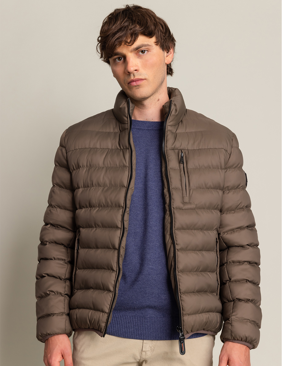Biston fashion ανδρικό κοντό πανωφόρι με γιακά