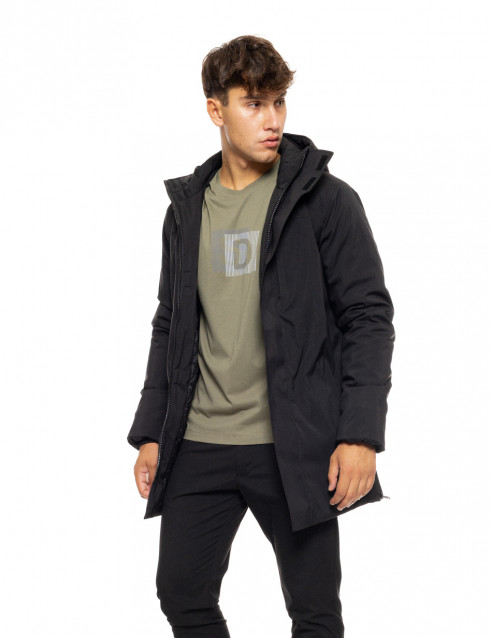 Splendid fashion ανδρικό demi μπουφάν με ενσωματωμένη κουκούλα
