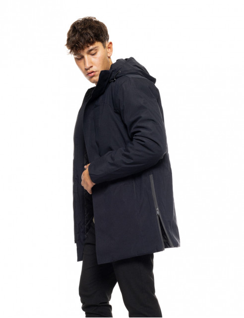 Splendid fashion ανδρικό demi μπουφάν με ενσωματωμένη κουκούλα