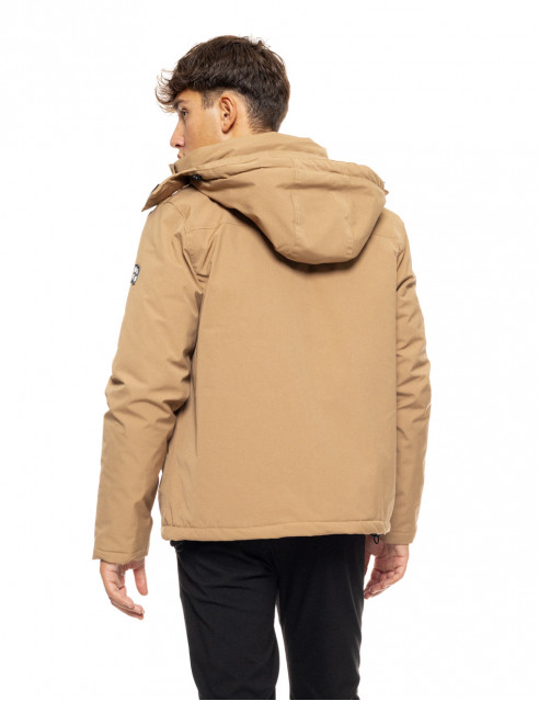 Biston fashion ανδρικό κοντό μπουφάν με αποσπώμενη κουκούλα