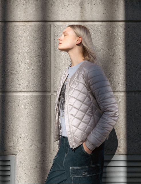 Biston fashion γυναικείο κοντό ultra light μπουφάν